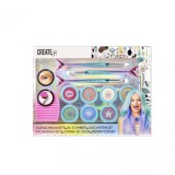 Set Machiaj pentru Copii, Create It Eye Shadow Mermaid, 11 Piese, Canenco