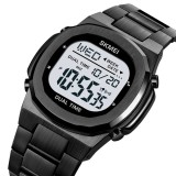 Ceas Digital Barbati SKMEI 2004 Negru , Functii Multiple, Design Casual, Cronometru, Alarma, Rezistent la Apa 3ATM