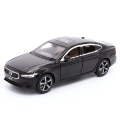 Volvo S90 negru, macheta auto cu lumini, sunet, pull-back 1/32 Tayumo