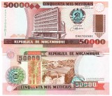 Bancnota Mozambic 50000 Meticais 1993, P-138, UNC - Bancnote Africa