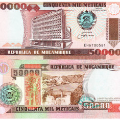 Mozambic 50 000 50000 Meticais 1993 P-138 UNC