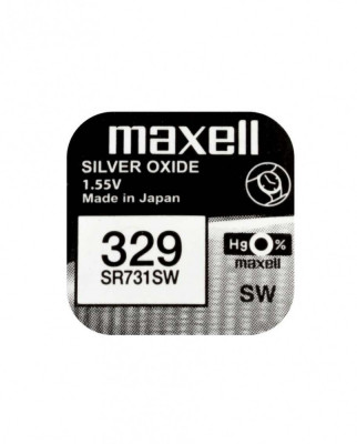 Baterie ceas Maxell SR731SW V329 1.55V oxid de argint 1buc foto