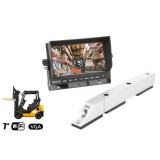Kit sistem de camere pentru stivuitor - camere de siguranta fara fir + monitor 7" + baterie de 5200mAh CarStore Technology