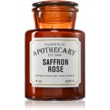 Paddywax Apothecary Saffron Rose lum&acirc;nare parfumată 226 g