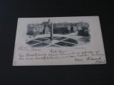 Carte Poștală Vintage Germania &quot;Gruss aus M&uuml;nchen&quot; - Karolinenplatz cu Obelisc