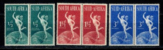 Africa de Sud 1949 - UPU, serie perechi neuzate foto