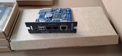 APC ups rack server Network Management Card 2 Schneider AP9631 retea foto