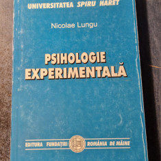 Psihologie experimentala Nicolae Lungu