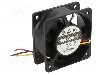 Ventilator 60x60x25mm, 10,8...13,2V DC, SANYO DENKI - 109R0612J4011