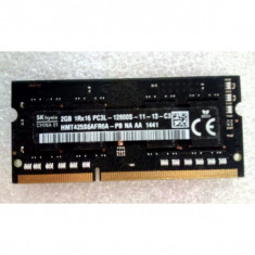 Memorie Laptop SKhynix 2Gb 1Rx16 Pc3l - 12800S - 11 - 13 - C3 DDR 3 foto