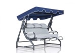 Cumpara ieftin Balansoar cu 3 locuri Salvia 1 Multicolor 200x165x110 cm