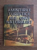 Alexandru Borza - Amintirile turistice ale unu naturalist