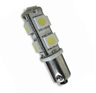 Led BA9S 9 SMD Alb