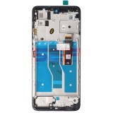 Display LCD cu Touchscreen si Rama Original Motorola Moto G52 Black Service Pack