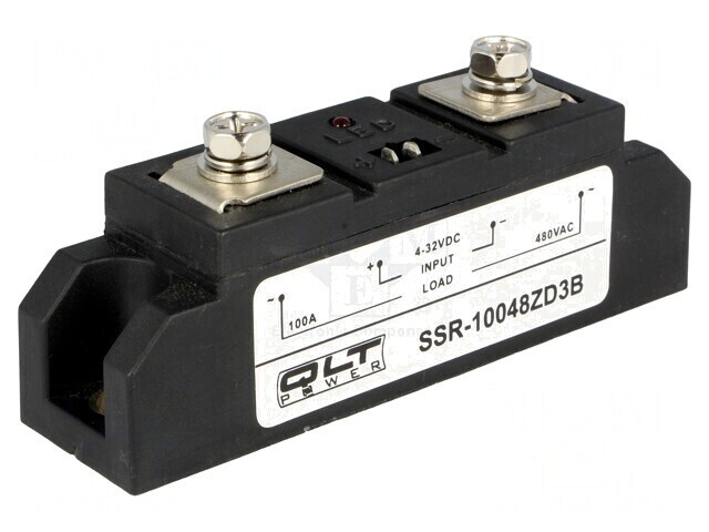 Releu semiconductor 100A 1-fazat 4-32VDC 44-480VAC