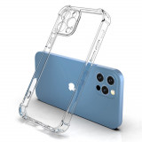 Cumpara ieftin Husa pentru iPhone 12 Pro Max, Techsuit Shockproof Clear Silicone, Clear