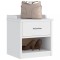 Gossi banca pentru hol &bdquo;sandnes&rdquo; alba 45x40x50 cm, lemn masiv de pin