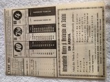 afis original reclama antebelica societati Regalitate Romania .Anii 1930 .Dimensiuni aproximativ format A4