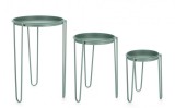Cumpara ieftin Set 3 suporturi flori otel verde Madelyn 23.5x30 cm, 28.5x40 cm, 33.5x50 cm