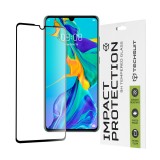 Folie sticla Huawei P30 Techsuit 111D Full Glue Full Cover, negru