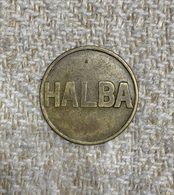 Jeton HALBA restaurantul de stat Dunarea foto