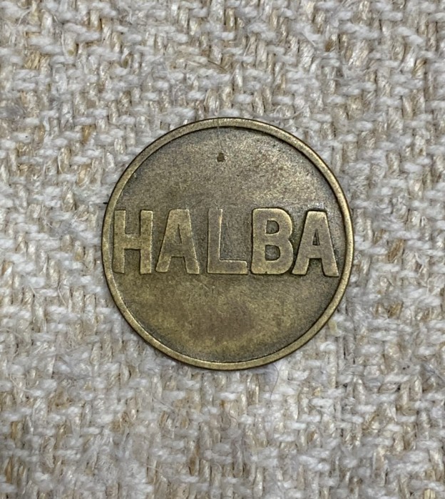 Jeton HALBA restaurantul de stat Dunarea