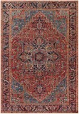 Cumpara ieftin Covor Premium Belgian Model Alaska P0152-139, Marime 120 x 160 cm, Rosu, Antialergic, Poliester Reciclat, Living, Dormitor, Sufragerie, Birou