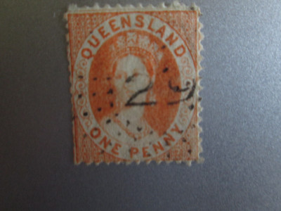 QUEENSLAND ORANGE-VERIMILION REGINA VICTORIA=212 foto