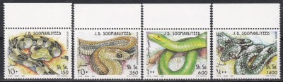 Somalia 1994 - Șerpi, MNH foto