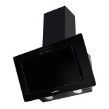 Cumpara ieftin Hota incorporabila decorativa Heinne, 59.5 x 28.5 x 30.5 cm, 364.9 m3/h, 1 motor, iluminare LED, 3 viteze, filtru lavabil, sticla, Negru