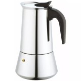 Espressor de cafea pentru aragaz si inductie, inox, capacitate 450 ml, 9 cesti, KingHoff