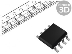 Memorie FLASH 128Mb SPI 133MHz 1.65-1.95V SOP8