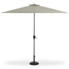 Umbrela de gradina Blooma Pali, 242 x 228 x 124 cm, taupe
