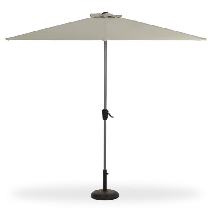 Umbrela de gradina Blooma Pali, 242 x 228 x 124 cm, taupe