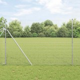 VidaXL Gard din s&acirc;rmă sudată Argintiu 1.5 x 50 m 42004976