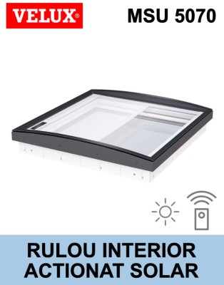 Rulou interior solar fereastra terasa Velux MSU 5070 foto