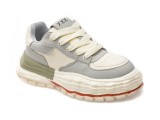 Pantofi sport GRYXX albi, 23316, din piele naturala