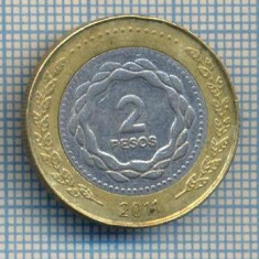 AX 479 MONEDA- ARGENTINA - 2 PESOS -ANUL 2011 -STAREA CARE SE VEDE