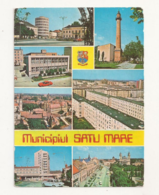 CA19 -Carte Postala- Municipiul Satu Mare,circulata 1983 foto