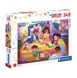 Cumpara ieftin Puzzle Maxi Super Color - Noapte buna, 24 piese