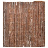 VidaXL Gard din scoarță de copac Maro 100 x 600 cm Cortex