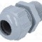 Presetupa poliamida, NPT1/2&quot;, IP68, HELUTOP HT-NPT, HELUKABEL - HT 1/2&rdquo; - 16 RAL7001 BSK NPT