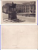 Bucuresti -Palatul Regal-Statuia Carol I -rara