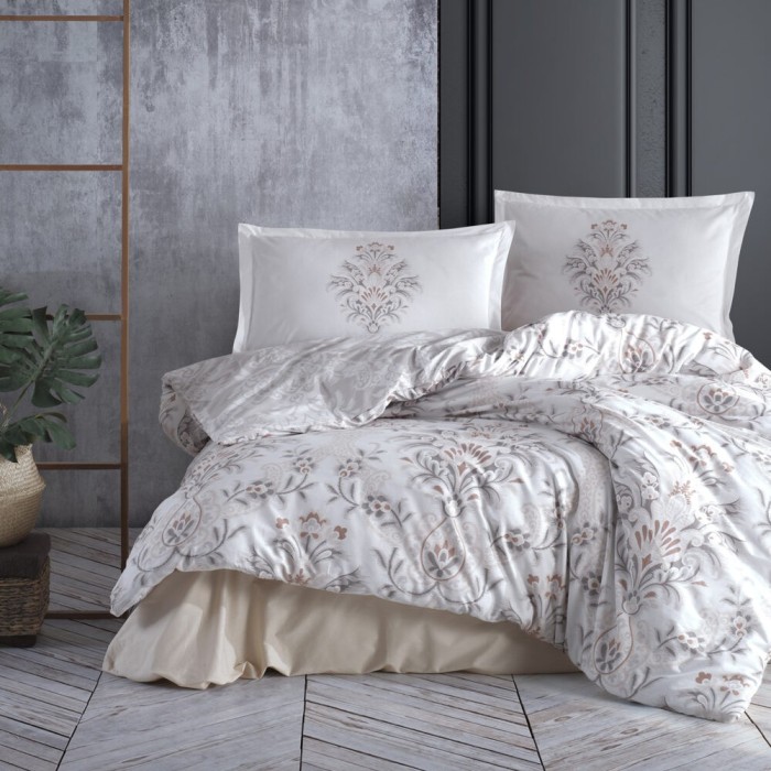 Lenjerie de pat ranforce clasy king size (liya v1)