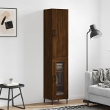 Cumpara ieftin Dulap &icirc;nalt, stejar maro, 34,5x34x180 cm, lemn prelucrat