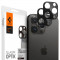 Set 2 Folii de protectie camera Spigen Optik.TR Protector pentru Apple iPhone 14 Pro/Pro Max/15 Pro/Pro Max Negru