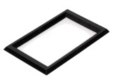 Cadru negru ABS 74x44,7mm 58x32,5mm DISPLAY VISIONS