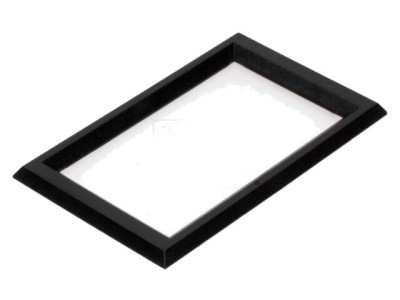 Cadru negru ABS 74x44,7mm 58x32,5mm DISPLAY VISIONS foto