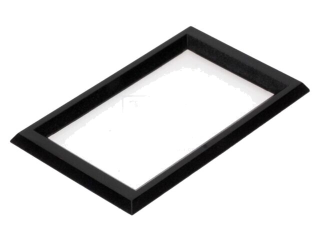 Cadru negru ABS 74x44,7mm 58x32,5mm DISPLAY VISIONS