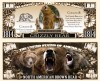!!! SUA = FANTASY NOTE (TJ6) = URSUL GRIZZLY - 2014 - UNC